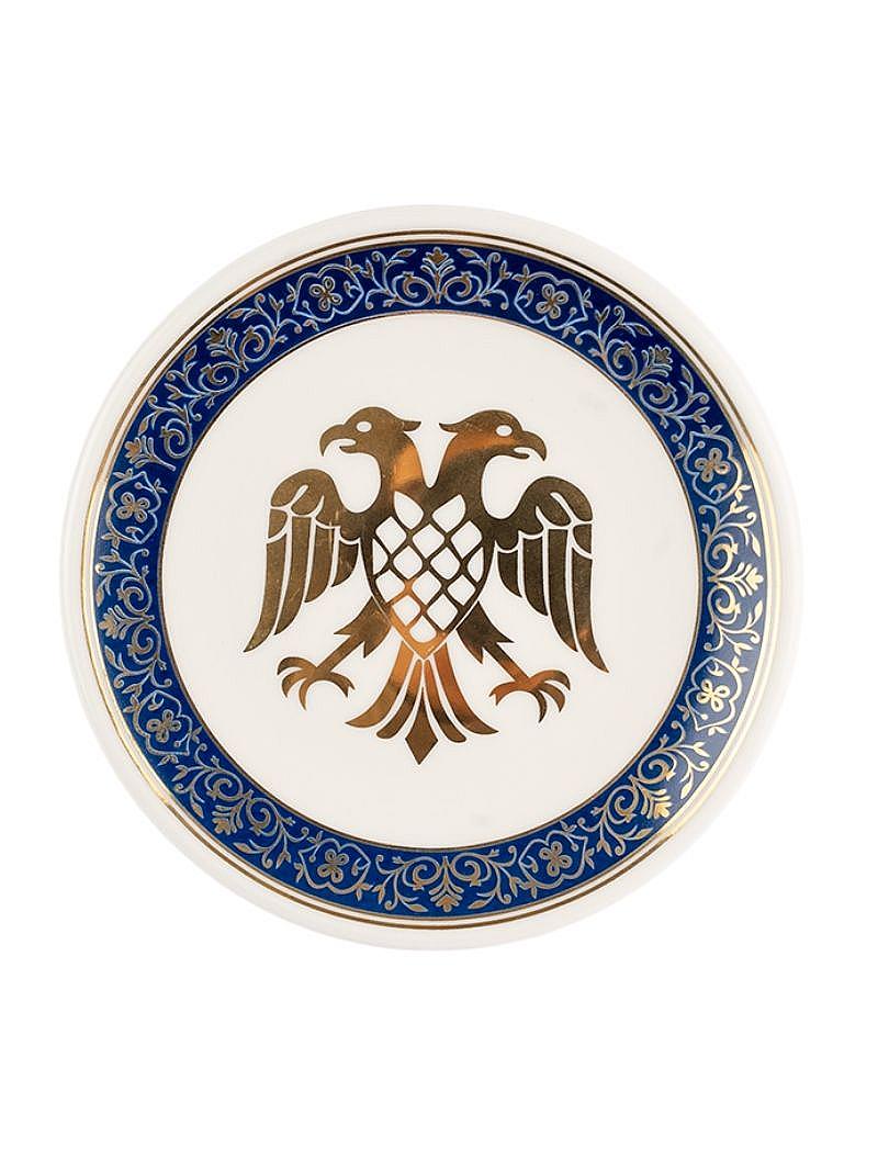Selçuklu Kartalı Desenli Tabak
