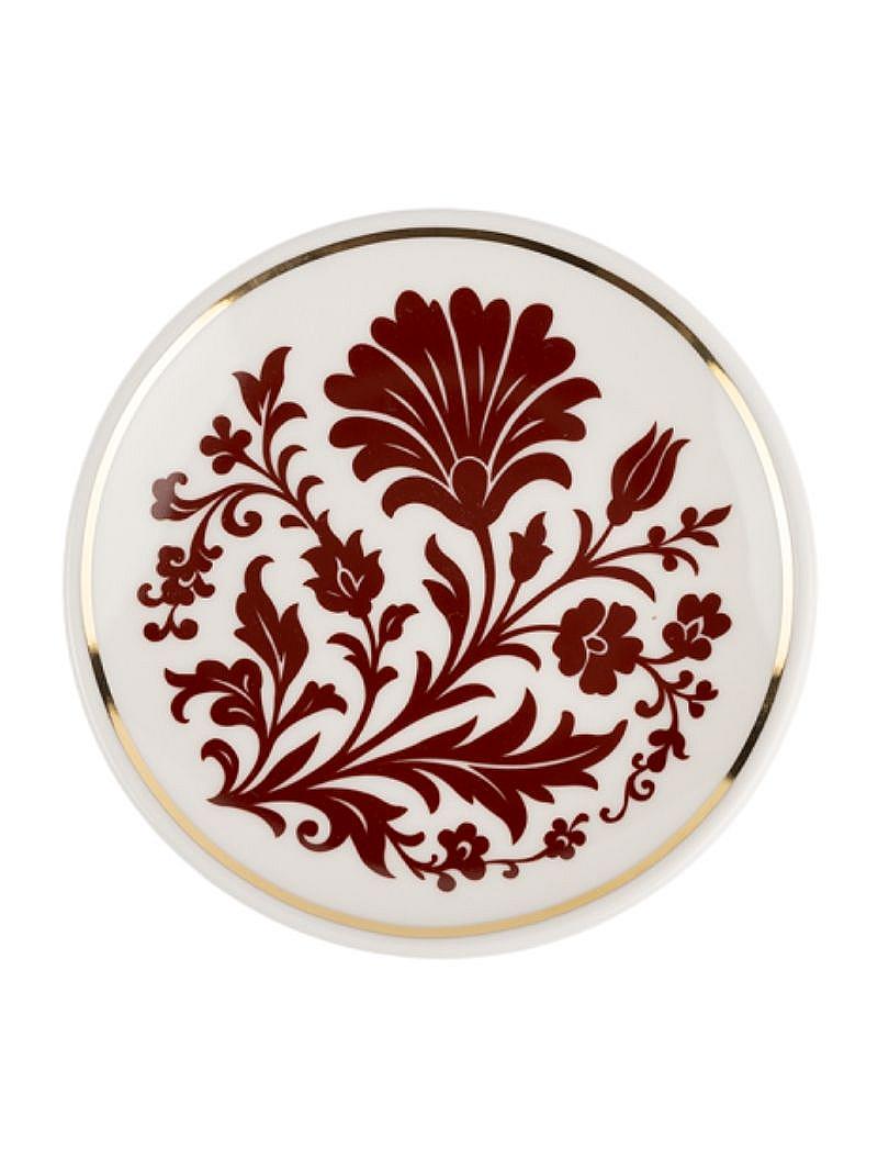 Kırmızı Modern Çini Tabak
